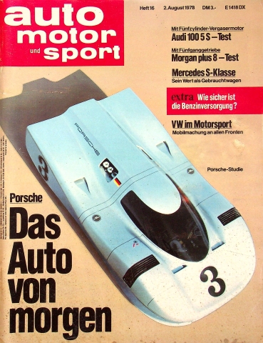 Deckblatt Auto Motor und Sport (16/1978)